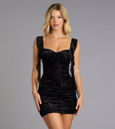 Juliette Velvet Bodycon Mini Dress