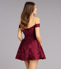 Winslow Off-The-Shoulder Skater Dress