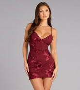 Korrie Floral Soutache Mini Dress