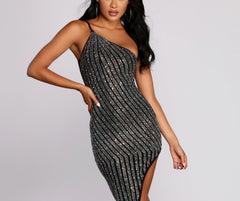 Venus Mesh Heat Stone Gown