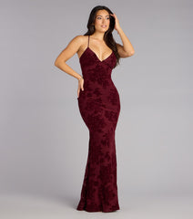 Clarence Lace-Up Mermaid Formal Dress