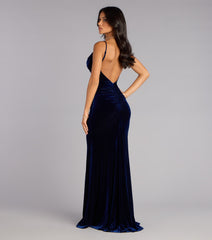 Victoria Velvet Mermaid Formal Dress