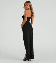 Joules Formal One-Shoulder Crepe Dress