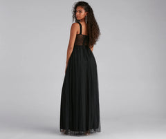 Kirsten Formal Heatstone A-Line Dress