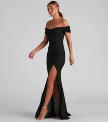 Meryl Formal Glitter Column Dress