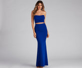 Lolinda Formal Crepe Cutout Long Dress