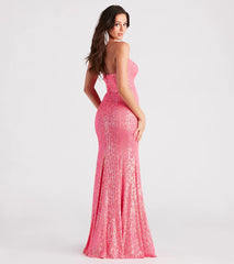 Frankie Formal Sequin Bustier Dress