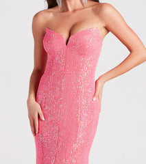 Frankie Formal Sequin Bustier Dress