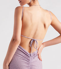 Irene Formal Backless Glitter Mermaid Dress