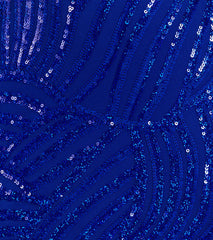 Sharon Open Back Slit Sequin Formal Dress