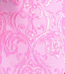 Larrea Halter Bodycon Slit Sequin Formal Dress