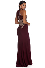 Elliana Metallic Marvel Formal Dress