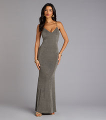 So Sleek Strappy Back Maxi Dress