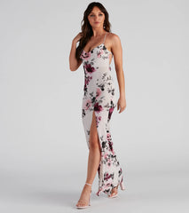 Date Night Chic Floral Maxi Dress