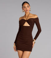 Sweet Intentions Halter Mini Dress