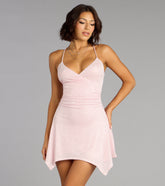 Pretty in Sparkle Glitter Mini Dress