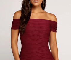 Off The Charts Mini Dress