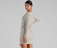 Sparkle Up The Night Mini Dress