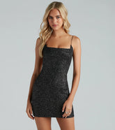 Take The Night By Glitter Strappy Mini Dress