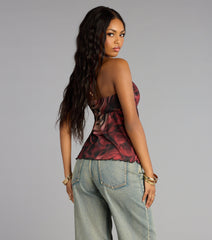 Wildly Iconic Animal Print Crop Top