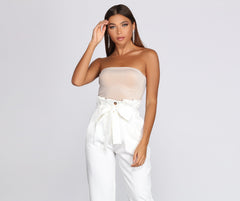 Luxe In Lurex Tube Top