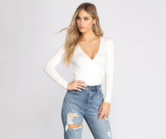 Wrapped In Simple Style Top