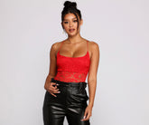 Sultry Sheer Lace Bodysuit