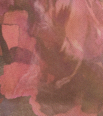 Sultry Impact Halter Abstract Floral Crop Top