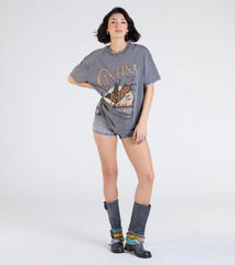 Wild And Free Oversized Graphic Tee