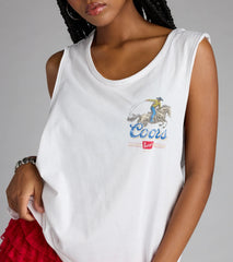 Coors Light ® Western Oversized Graphic Tank Top
