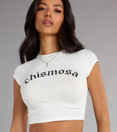 Chismosa Queen Cropped Graphic Tee