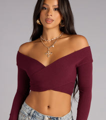 Sweet Intentions Wrap Top