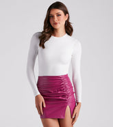 Smooth Basic Long Sleeve Bodysuit