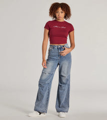 Short n' Sweet Cropped Graphic Tee