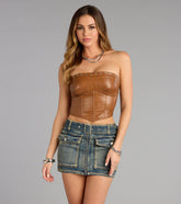 Bound to Stun Lace Up Crop Top