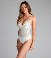 Twisted Angel Embroidered Bodysuit
