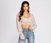 Flowy In Floral Crop Top