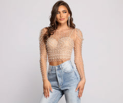 Rare Pearl Beauty Puff Sleeve Top