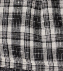 Casual Style Button-Down Plaid Flannel Top