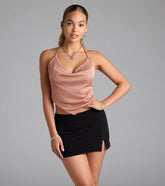 Let's Party Strappy Back Crop Top