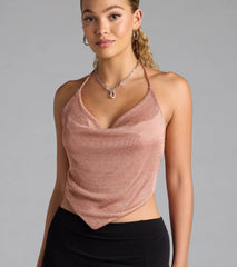 Let's Party Strappy Back Crop Top