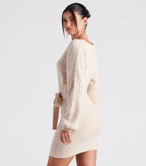 Style Warm Up Sweater Knit Dress