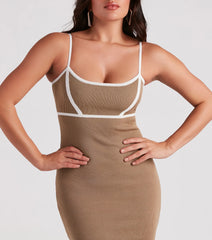 Spring The Fun Sweater Midi Dress