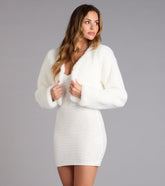 Pure Luxe Faux Fur Crop Jacket