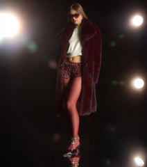 Luxe Look Long Faux Fur Coat