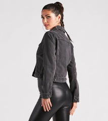 Casual Everyday Slay Denim Trucker Jacket