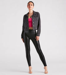 Casual Everyday Slay Denim Trucker Jacket