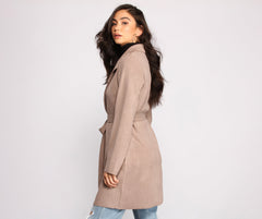 Lovin' The Layers Belted Trench