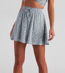 Sweet Intentions Floral Skater Skirt