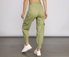 Boldly Belted Cargo Joggers